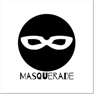 Black Mask - Masquerade Posters and Art